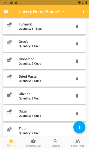 Pantry Example